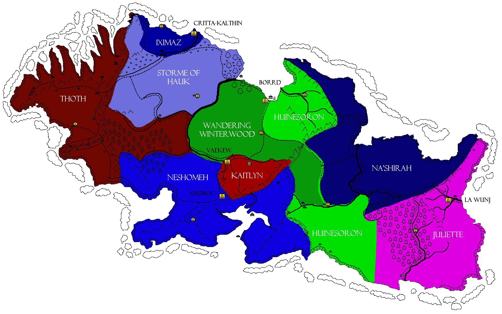 I've put together a labelled version of the map. - PPC Posting Board
